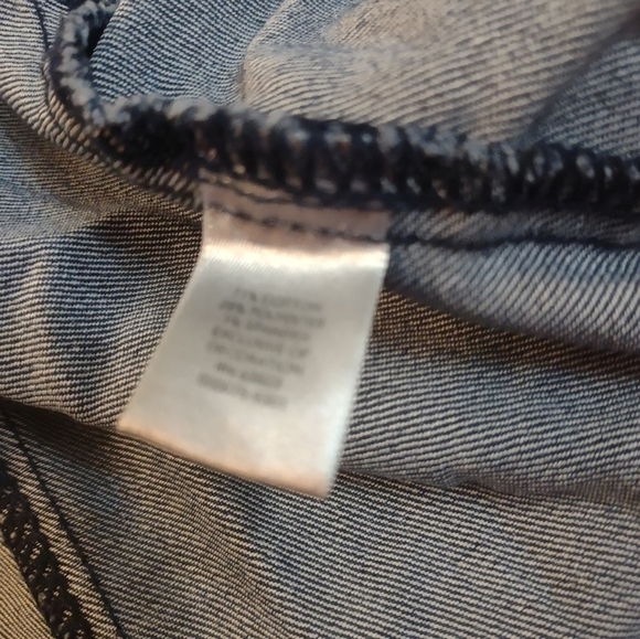 Christopher and banks woman's size small jean denim jacket - Picture 6 of 6